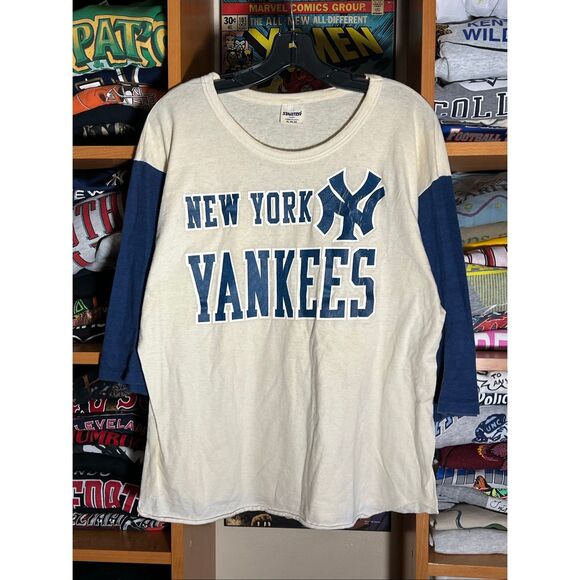 Vintage 70s Starter MLB New York Yankees Raglan Tee - Picture 1 of 7